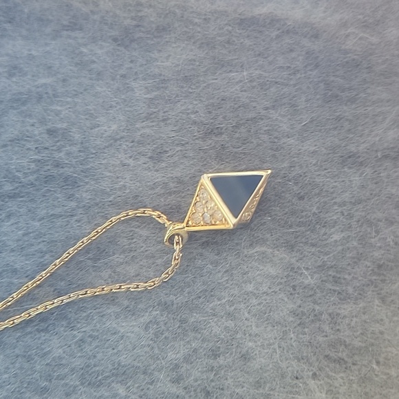 DIOR ENAMEL NECKLACE VINTAGE - Picture 3 of 6